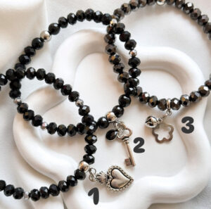 Tris di bracciali Blacky