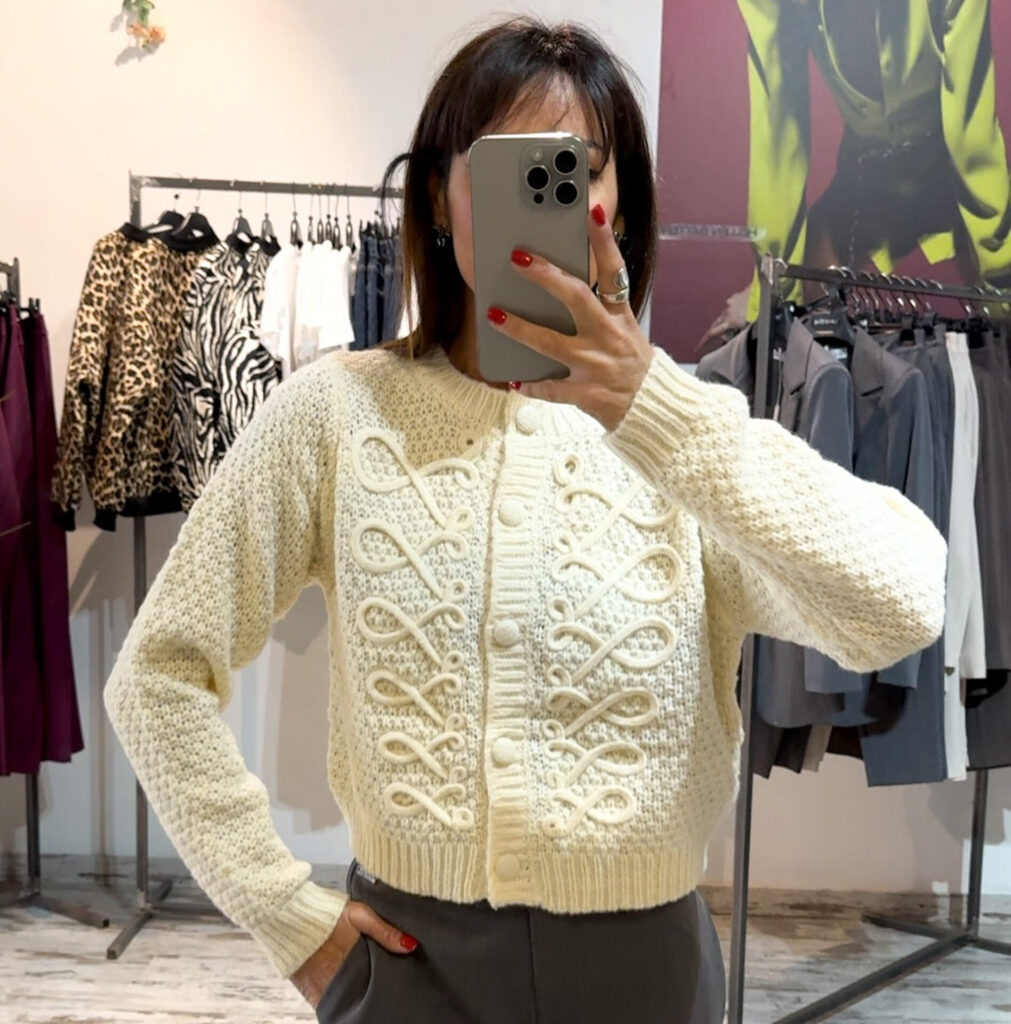 Cardigan bianco